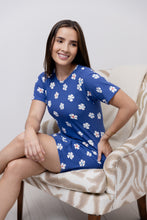 Bata Manga Corta. Blue Dream.