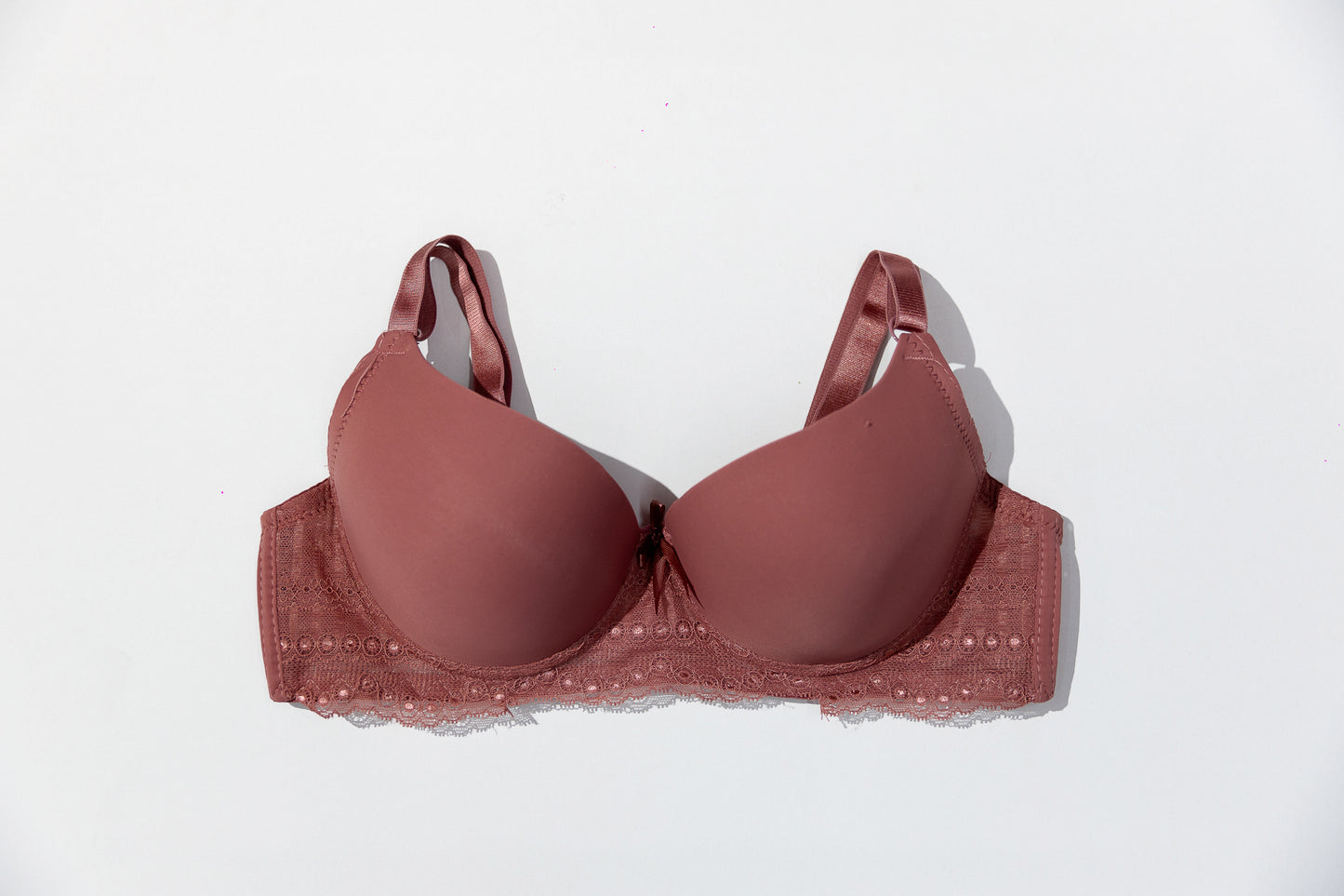Brassier Liso con Encaje - 5 colores