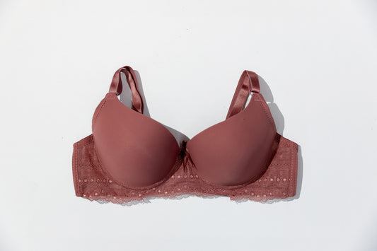 Brassier Liso con Encaje - 5 colores