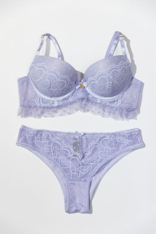 Set Push-Up Brassier y Bloomer Lila