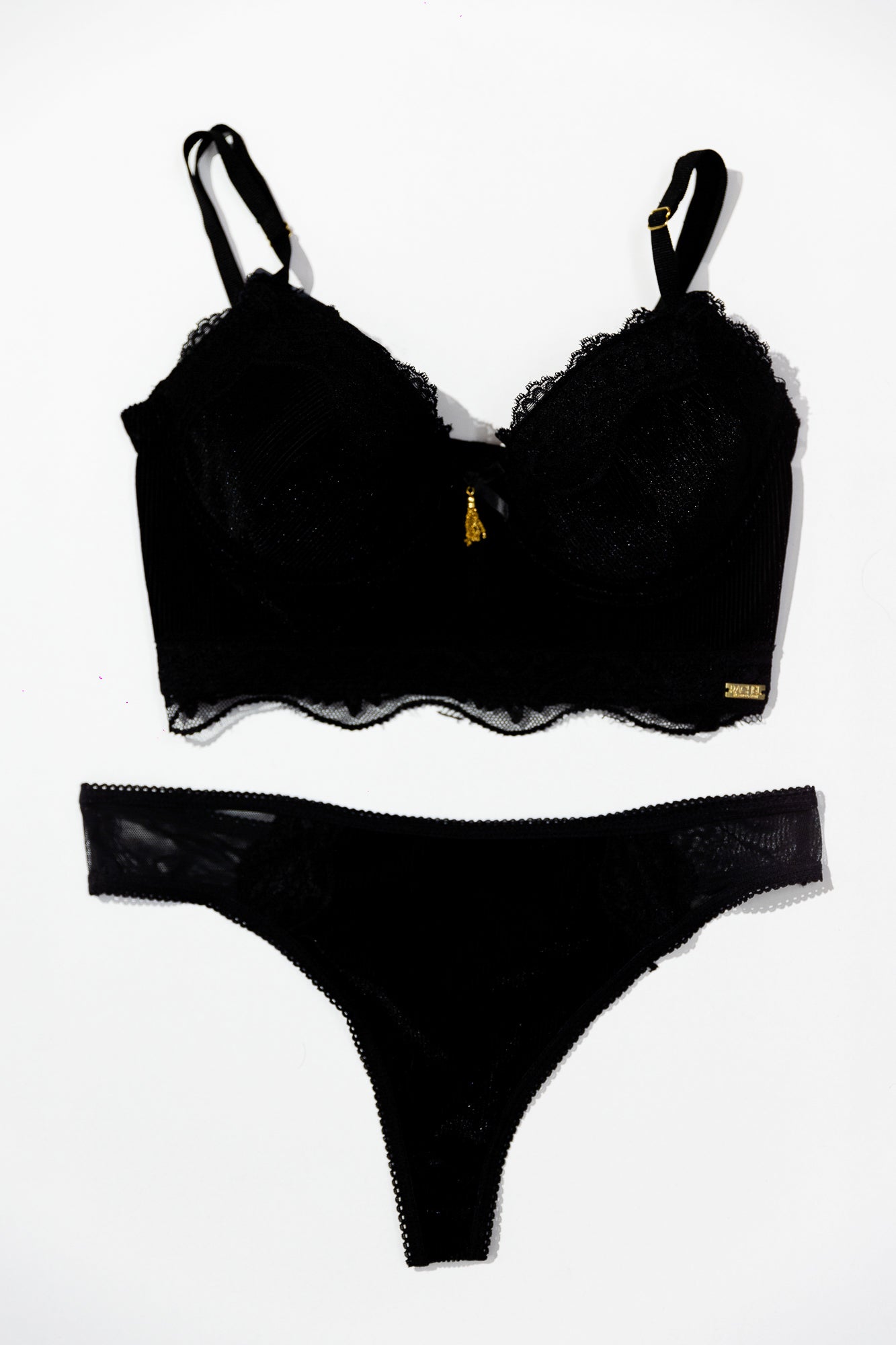 Set Brassier y Bloomer Rachel Roy RR133 Negro