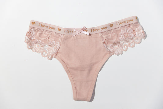 Bloomer "I Love You" con Encaje