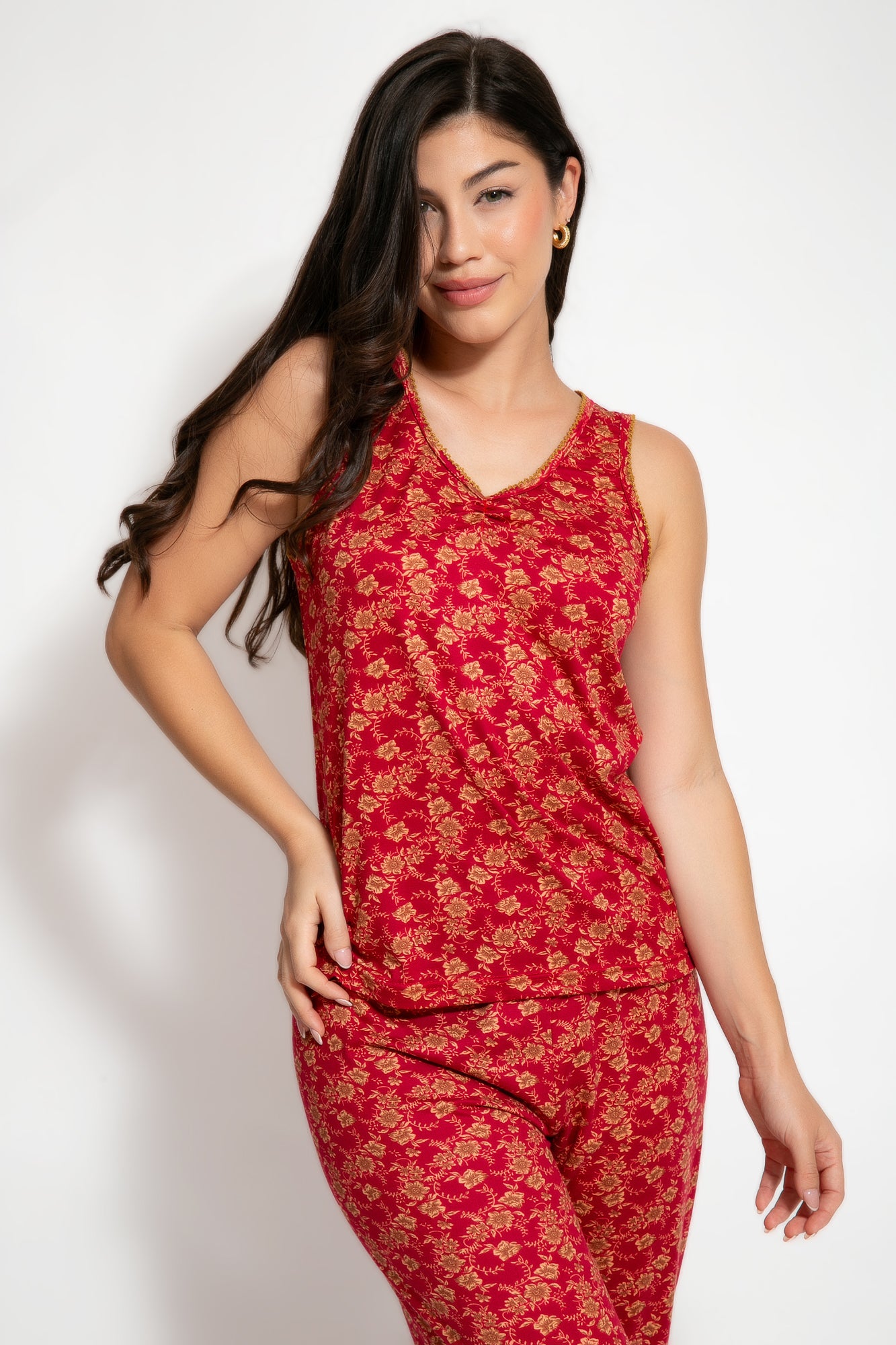 Pijama Mangano. Colección El Amor en Rojo