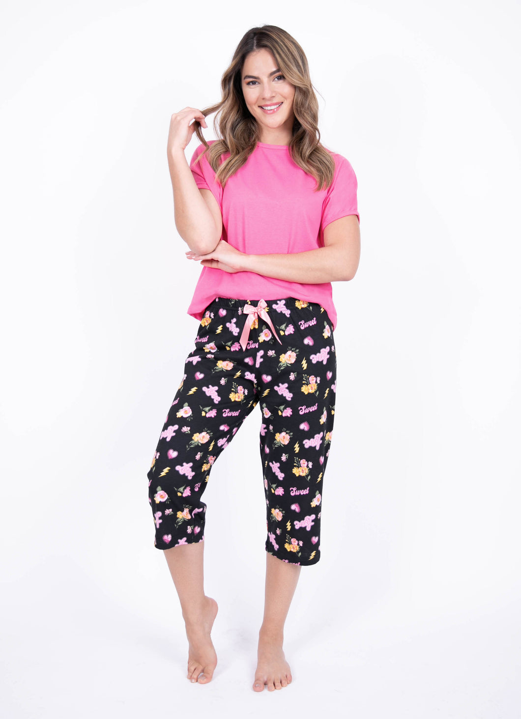 Pijama Mangano, Manga Corta. Love Me Collection.