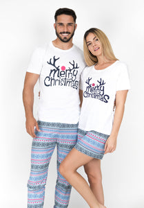 Pijama Bóxer. Manga Corta. Merry Christmas Collection.