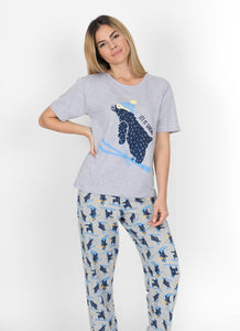 Pijama Pantalón, Manga Corta. Merry Christmas Collection.