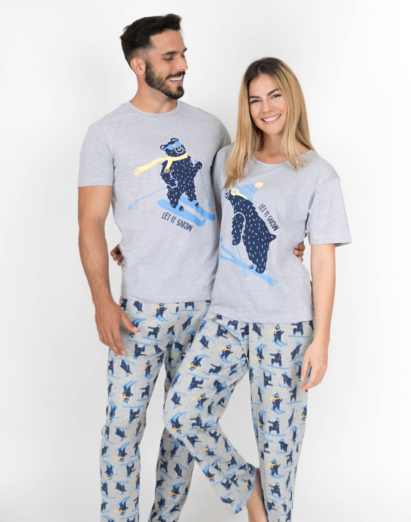 Pijama Pantalón Manga Corta. Merry Christmas Collection.