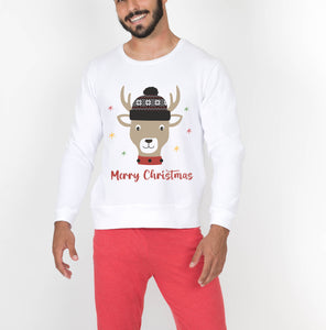 Pijama Pantalón, Sudadera. Hombre. Merry Christmas Collection.