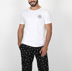 Pijama Pantalón, Manga Corta. Grand Sailor Collection.
