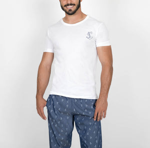 Pijama Pantalón, Manga Corta. Grand Sailor Collection.